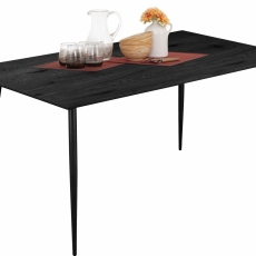 Jedálenský stôl Lion, 160 cm, čierna - 1