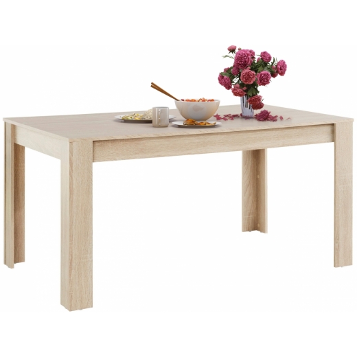 Jedálenský stôl Lora, 160 cm, dub - 1