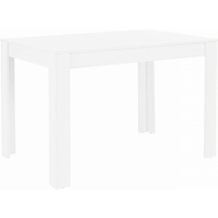 Jedálenský stôl Lora I., 120 cm, biela