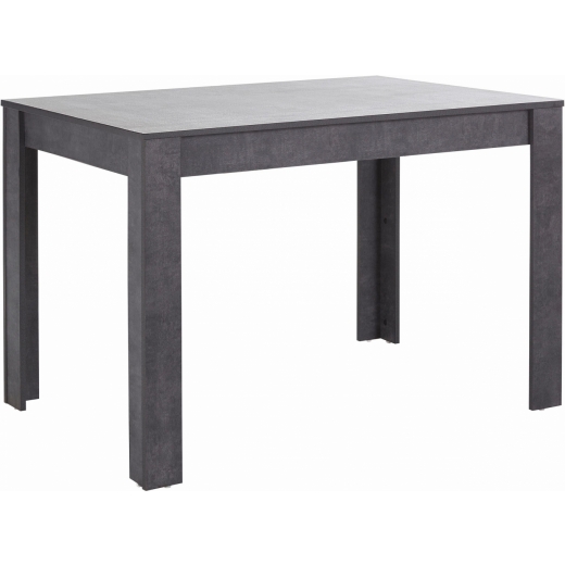 Jedálenský stôl Lora I., 120 cm, pohľadový betón - 1