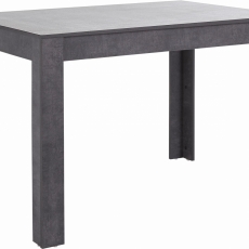 Jedálenský stôl Lora I., 120 cm, pohľadový betón - 1
