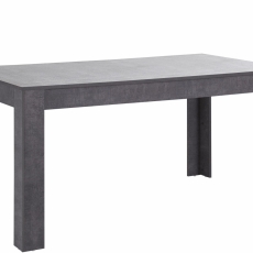 Jedálenský stôl Lora I., 160 cm, pohľadový betón - 2