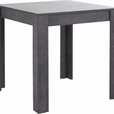Jedálenský stôl Lora I., 80 cm, pohľadový betón - 1