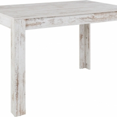 Jedálenský stôl Lora II., 120 cm, biela - 1