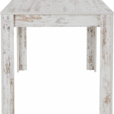 Jedálenský stôl Lora II., 120 cm, biela - 3