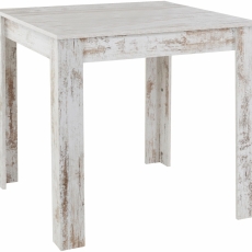 Jedálenský stôl Lora II., 80 cm, biela - 2