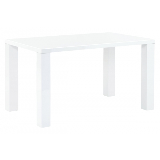 Jedálenský stôl Lucia, 135, biela - 1