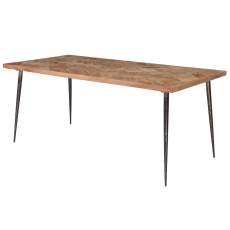 Jedálenský stôl Lura, 120 cm, masív agát - 1