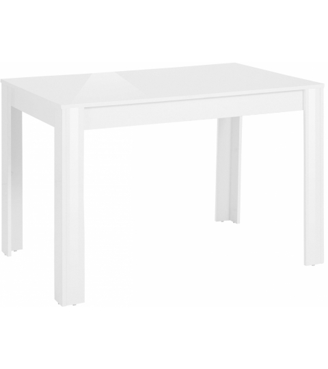 Jedálenský stôl Lynet, 120 cm, biela