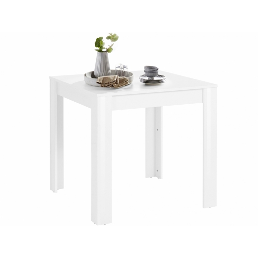 Jedálenský stôl Lynet, 80 cm, biela - 1