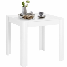 Jedálenský stôl Lynet, 80 cm, biela - 1
