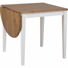 Jedálenský stôl Lytton, 115 cm, biela - 1