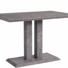 Jedálenský stôl Malin, 120 cm, betón - 1