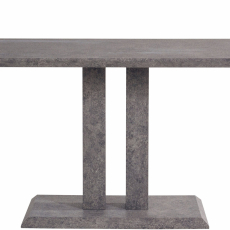 Jedálenský stôl Malin, 120 cm, betón - 2