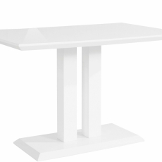 Jedálenský stôl Malin, 120 cm, biela - 1