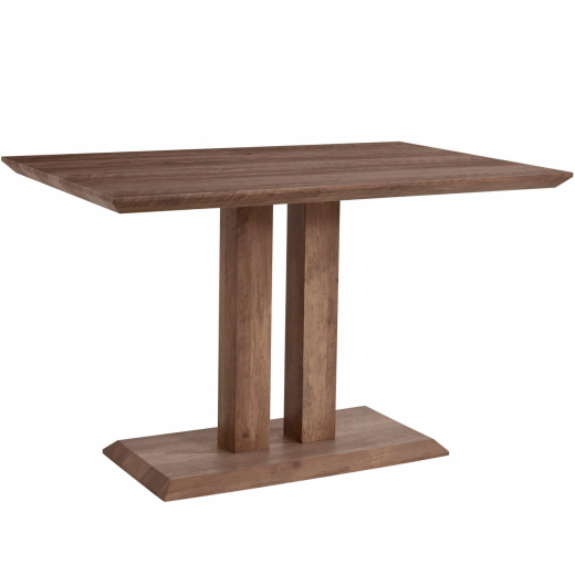 Jedálenský stôl Malin, 120 cm, hnedá - 1