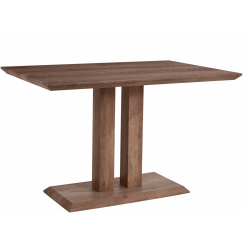 Jedálenský stôl Malin, 120 cm, hnedá