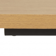 Jedálenský stôl Mallow, 190 cm, dub / čierna - 6