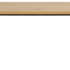 Jedálenský stôl Mallow, 190 cm, dub / čierna - 9