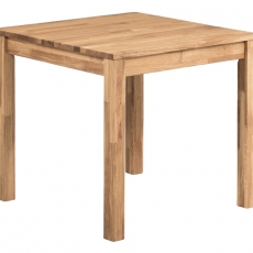 Jedálenský stôl Marian, 80 cm, masív dub - 1