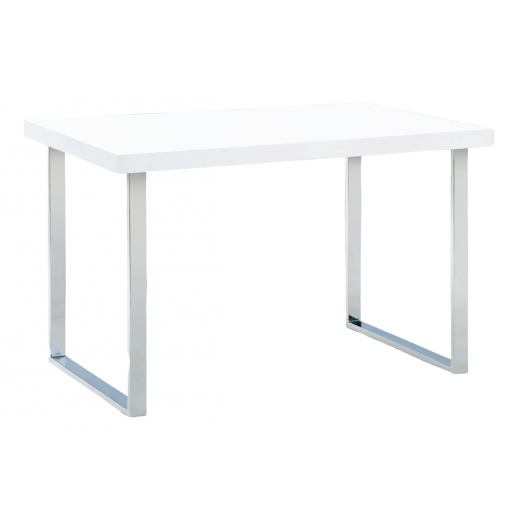Jedálenský stôl Marius, 120 cm, biela - 1