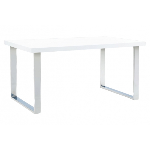 Jedálenský stôl Marius, 150 cm, biela - 1