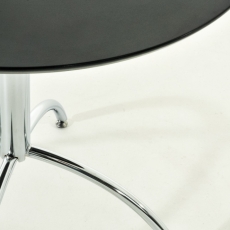 Jedálenský stôl Marshal, 80 cm, čierna - 4
