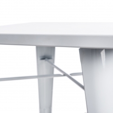 Jedálenský stôl Mason 76 cm, biela - 2