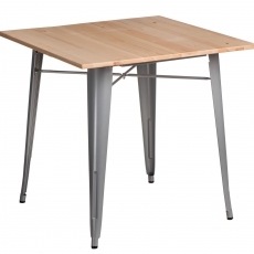 Jedálenský stôl Mason 76 cm, svetlé drevo - 3
