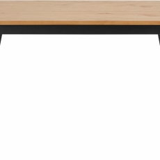 Jedálenský stôl Milt, 120 cm, borovica/čierna - 2