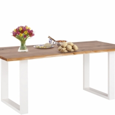 Jedálenský stôl More, 180 cm, dub/biela - 1
