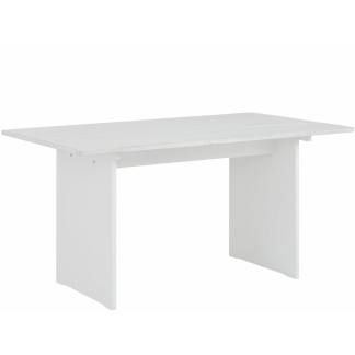 Jedálenský stôl Morgen, 140 cm, biela
