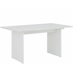 Jedálenský stôl Morgen, 140 cm, biela