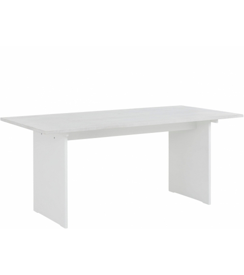 Jedálenský stôl Morgen, 180 cm, biela
