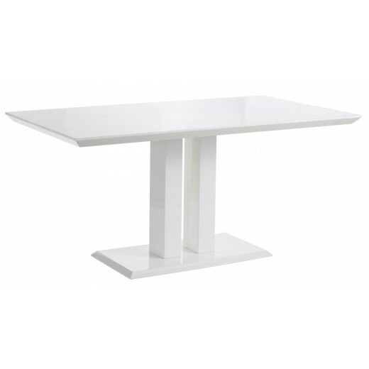 Jedálenský stôl Mulen, 160 cm, biela - 1