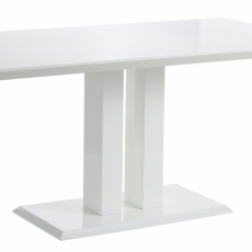 Jedálenský stôl Mulen, 160 cm, biela - 1