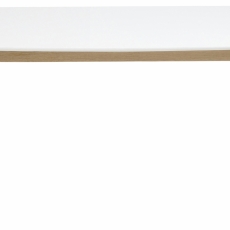 Jedálenský stôl Nagano, 180 cm, biela / dub - 1