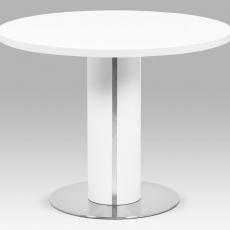 Jedálenský stôl Newark, 100 cm, biela - 2
