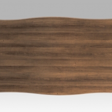 Jedálenský stôl Nikola, 180 cm, dub/čierna - 2