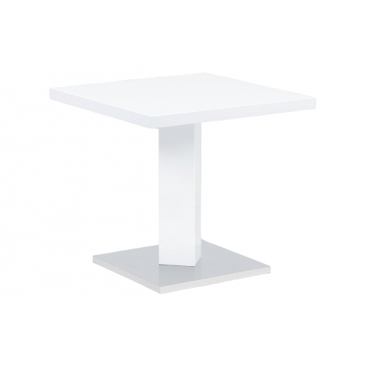 Jedálenský stôl Nikolas, 80 cm, biela - 1