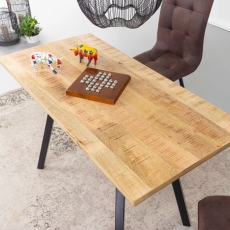 Jedálenský stôl Noel, 120 cm, masívne drevo - 5