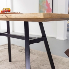 Jedálenský stôl Noel, 120 cm, masívne drevo - 6
