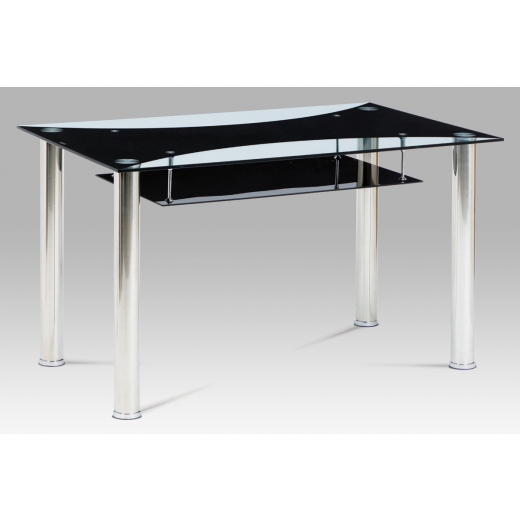 Jedálenský stôl Oakland, 130 cm, čierna - 1