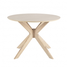Jedálenský stôl okrúhly Eden, 105 cm, dub - 1