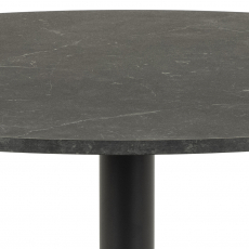 Jedálenský stôl okrúhly Ibiza, 110 cm, čierna - 3
