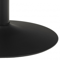 Jedálenský stôl okrúhly Ibiza, 110 cm, čierna - 4