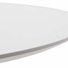 Jedálenský stôl okrúhly Ibiza, 80 cm, biela - 2