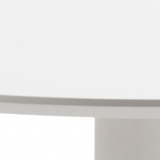 Jedálenský stôl okrúhly Ibiza, 80 cm, biela - 3