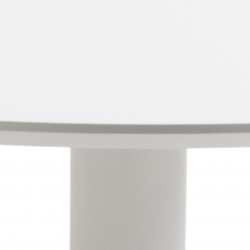 Jedálenský stôl okrúhly Ibiza, 80 cm, biela - 4