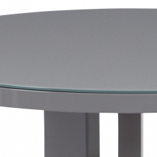 Jedálenský stôl okrúhly Judita, 108 cm, sivá - 2